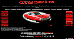 Desktop Screenshot of customcomedy.net